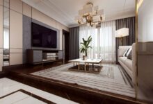 Photo of Отделка гостиной с использованием металлических элементов