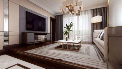 Photo of Отделка гостиной с использованием металлических элементов