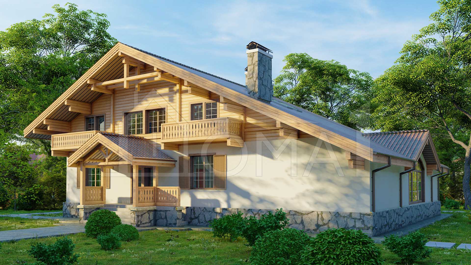 Фото 1 — Строительство каменного дома: особенности и преимущества