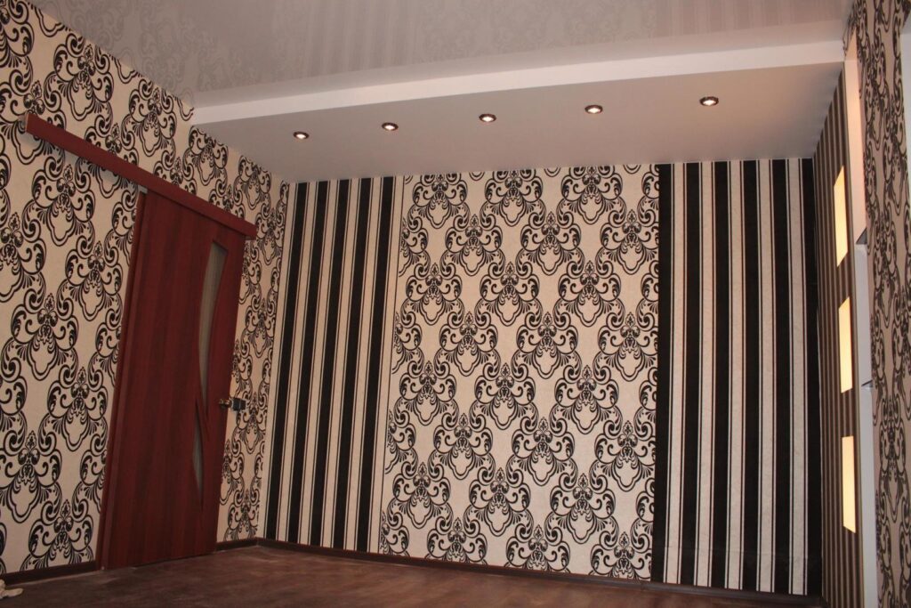 Фото 29 — Поклейка обоев в детской комнате с анимационным рисунком