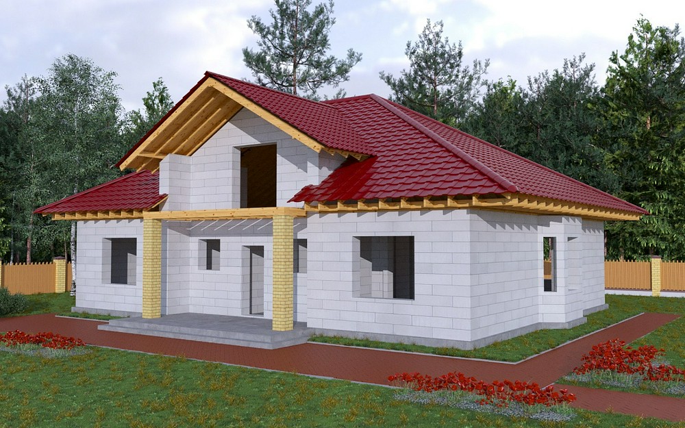 Фото 63 — Строительство дома из пенокирпича: преимущества и недостатки